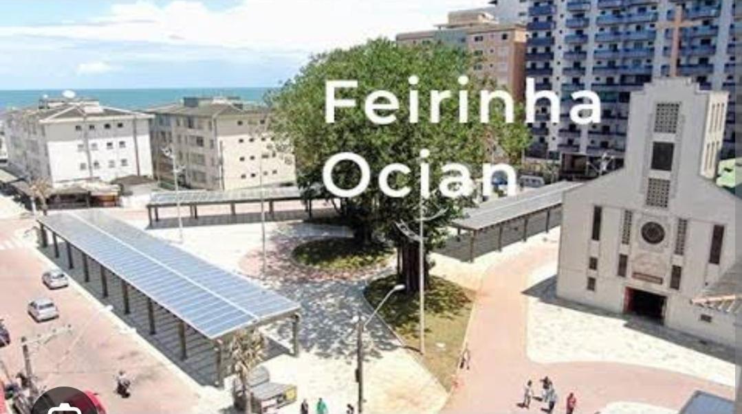 Ape Privilegiado No Centro Da Ocian E A 150M Da Praia E Feirinha, Com Wi-Fi E Garagem ! Praia Grande  Luaran gambar